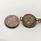 Netherlands 1 Cent coin chain bracelet Dutch lion Amsterdam Utrecht Nederland Groningen Almere Stad Breda Nijmegen Gouda Delft b000037_inactive