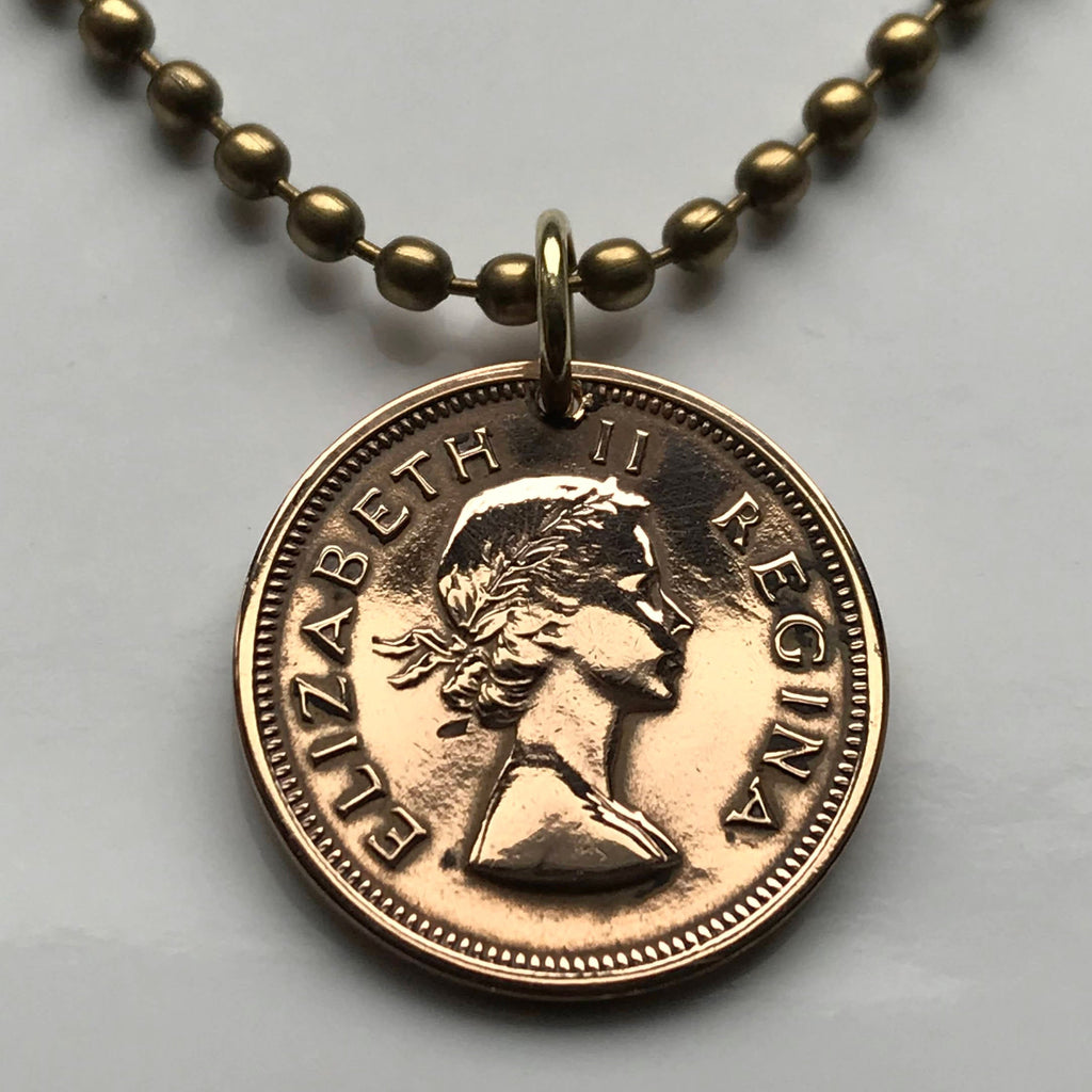 Queen Elizabeth II Coin Pendant Necklace