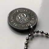 1915 Belgium Belgie Belgique 10 Centimes coin pendant necklace jewelry World War 1 Belgian lion Brussels Bruges Antwerp Ghent Liège Limbourg Bilstain Wallonia Namur Leuven Charleroi Schaerbeek Mechelen Flanders Flemish Deurne Ostend Dinant n001039