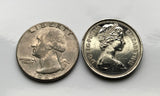 1992 Escocia Reino Unido Gran Bretaña Moneda de 5 peniques colgante collar joyería corona cardo escocés Edimburgo Glasgow Aberdeen Dundee Paisley Stirling St Andrews Perth insignia real escocesa joyería británica b000076