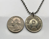 1967 Egypt 5 Qirsh coin rolo link bracelet eagle of Saladin Cairo Alexandria Luxor Thebes Aswan Port Said Suez Abu Simbel Egyptian Khafra Great Sphinx of Giza pyramids Tutankhamun Nile River b000157