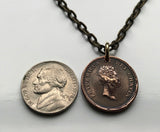 1810 Denmark 2 Skilling coin pendant Danish crown blue lions Norway Sweden Swedish 3 crowns Tre Kroner Copenhagen Aarhus Odense Aalborg Oslo Vejle Funen Slotsholmen Frederiksberg Scandinavia n003448