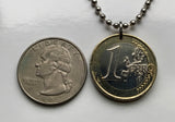 2018 España Spain 1 Euro coin pendant rey Felipe VI Palacio Real de Madrid Barcelona Sevilla Granada Malaga Valencia Cadiz Zaragoza n003917