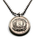 1981 Dominican Republic 25 Centavos coin pendant necklace jewelry escudo Dominicano Santo Domingo Santiago Punta Cana Cibao La Vega Puerto Plata San Cristóbal La Romana Boca Chica Ciudad Colonial San Pedro Macorís n000125