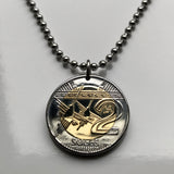 2018 Peru 2 Soles coin pendant necklace jewelry Nazca Lines hummingbird Ica bird ancient mysterious desert line drawings UFO Lima llama Incas n002138