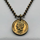 1989 El Salvador 1 Centavo coin pendant necklace jewelry Francisco Morazan San Salvador Santa Ana Soyapango San Miguel América Central Santa Tecla Mejicanos Apopa Delgado Ahuachapán Ilopango Tonacatepeque n003653