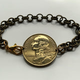 1968 Frankreich 20 Centimes Französisches Münzarmband Schmuck Marianne Phrygische Mütze Paris Marseille Lyon Toulouse Le Havre Bordeaux Nizza Straßburg Carcassonne Nantes Lille Montpellier Dijon Rennes Reims Avignon Toulon Angers Metz b000117