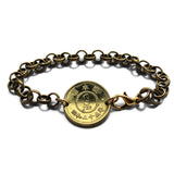 1950 Japan Nippon Nihon 1 Yen coin bracelet orange blossom flower botanical florist Tokyo Yokohama Osaka Nagoya Sapporo Fukuoka Kobe Kawasaki Kyoto Saitama Hiroshima Sendai Chiba Kitakyushu Sakai Niigata Hamamatsu Kumamoto Okinawa Nagasaki b000030