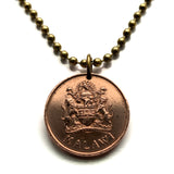 1995 Malawi Nyasaland Rhodesia 2 Tambala Münze Anhänger Halskette Schmuck Malawi African Long-tailed Paradise Whydah Vogelsperling Lilongwe Blantyre Mzuzu Zomba Nyasaland Bantu Mount Mulanje n002902