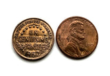 1962 Panama 1 Centavo panamaische Münze Anhänger Halskette Schmuck Urraca Krieger Casco Viejo San Miguelito Las Cumbres La Chorrera Tocumen Pacora Arraiján David Vista Alegre Vasco Núñez de Balboa n000185