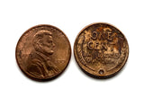 1951 USA Vereinigte Staaten von Amerika Weizenpenny 1 Cent Münze Anhänger Halskette Schmuck Präsident Abraham Lincoln Amerikanischer Bürgerkrieg Union der Norden Gettysburg Kentucky Indiana Washington New York Illinois n003038