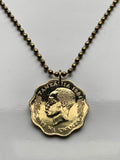 1981 Tanzania 10 Senti coin pendant necklace fashion jewelry African Zebra Dodoma Dar es Salaam Mwanza Arusha Mbeya Serengeti safari Mount Kilimanjaro Bongo Flava music Tanganyika Zanzibar Bantu Swahili Mwanza Sukuma Nyamwezi Haya people n000498