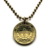 1993 2004 Philippines 25 Sentimo coin pendant Eskudo Filipino  Bangko Sentral Ng Pilipinas Pinoy Manila Quezon Davao Caloocan Taguig Cebu Zamboanga Antipolo Pasig Cagayan de Oro Luzon Visayas Panay Mindanao Cavite Bulacan Tagalog Bisaya Hiligaynon n003723