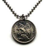 1925 Chile 20 Centavos coin pendant necklace jewelry Chilean Andean Condor Santiago Concepción Viña del Mar Mapuche Valparaíso Atacama Valdivia Antofagasta Rancagua Coquimbo Temuco Tarapacá Patagonia n001111