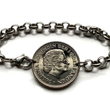 1972 Netherlands Nederland Holland 1 Gulden coin bracelet Dutch lion Queen Juliana Amsterdam Rotterdam The Hague Utrecht Eindhoven Groningen Tilburg Almere Breda Nijmegen De Wallen Randstad Gouda Delft Leiden Low Countries Ajax Dam Square Zeeland b000149