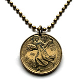 1981 Italy 200 Lire coin pendant Italian girl World Food Day Rome Florence Milan Venice Napoli Verona Torino Bologna Pisa Siena Tuscany Lecce Ravenna Cagliari Perugia Pisa Genoa Matera San Gimignano Palermo Parma Trieste Modena Treviso Ferrara n000628