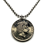 2006 New Zealand 50 Cent coin pendant HMS Bark Endeavour ship James Cook Wellington Auckland Marae Koruru Hawaiki North South Island haka dance Te Reo Te Waipounamu Christchurch Hamilton n003849