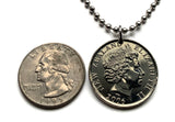 2006 New Zealand 50 Cent coin pendant HMS Bark Endeavour ship James Cook Wellington Auckland Marae Koruru Hawaiki North South Island haka dance Te Reo Te Waipounamu Christchurch Hamilton n003849