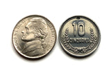 1988 Albania Shqiperi 10 Qindarka coin pendant double headed eagle Tirana Durres Vlore Elbasan Shkoder Kruje Lushnje Mangalem Korab Shkumbin Fier Dalmatia Genthios Illyria Shqiptar Gheg Tosk Berat Osum n003848