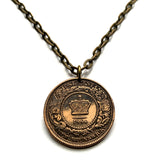 1881 Kanada 1 Cent Münze Anhänger Halskette Schmuck kanadische Königin Victoria Ahornblätter Toronto Ottawa Montreal Quebec Ontario Vancouver Calgary British Columbia Alberta Nova Scotia New Brunswick Manitoba n001053