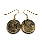 1966 Spain España 1 Peseta coin earrings jewelry escudo Español Madrid Barcelona Murcia Asturias Cataluña España Las Palmas Vigo Gijón Ibiza Oviedo e000104