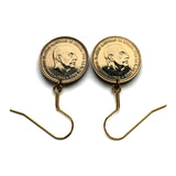 1966 Spain España 1 Peseta coin earrings jewelry escudo Español Madrid Barcelona Murcia Asturias Cataluña España Las Palmas Vigo Gijón Ibiza Oviedo e000104