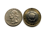 2010 Argentina 2 Pesos coin pendant Sol de Mayo Buenos Aires Tucumán Salta San Juan Entre Ríos Río de La Plata Puerto Madero Quilmes Córdoba Rosario Mendoza Mar del Plata Santa Fe Mataderos Patagonia las Pampas gauchos Corrientes Gran Chaco n001309