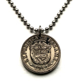 1961 Panama 5 Centavos coin pendant necklace jewelry escudo Panameño Panama City San Miguelito Las Cumbres La Chorrera Tocumen Pacora Arraiján David Vista Alegre Santiago de Veraguas Colón Tocumen Santiago Chilibre n001213