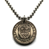 1982 Panama 5 Centavos coin pendant necklace jewelry escudo Panameño Panama City San Miguelito Las Cumbres La Chorrera Tocumen Pacora Arraiján David Vista Alegre Santiago de Veraguas Colón Tocumen Santiago Chilibre n001213