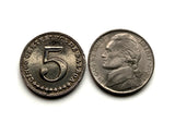 1961 Panama 5 Centavos coin pendant necklace jewelry escudo Panameño Panama City San Miguelito Las Cumbres La Chorrera Tocumen Pacora Arraiján David Vista Alegre Santiago de Veraguas Colón Tocumen Santiago Chilibre n001213