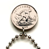 1952 Luxembourg Letzeburg 1 Franc coin pendant initial Ch Grand Duchess Charlotte Luxembourgish crown Esch-sur-Alzette Differdange Dudelange Wormeldange Grund Diekirch Schengen Petange Rumelange n000768