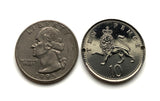 1992 England United Kingdom 10 Pence coin bracelet English lion London Manchester Birmingham Sheffield Liverpool Leeds Newcastle Nottingham Bristol Norwich Bradford Yorkshire Canterbury Kent b000166