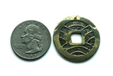 antique 1768-1769 Japan 4 Mon cash coin pendant Kanei Tsuho shogunate bushi Samurai Tokyo Yokohama Osaka Nagoya Sapporo Kobe Fukuoka Kyoto Edo Tokugawa Kanji Kawasaki Saitama Niigata Hiroshima Sendai Chiba Okinawa Shibuya Bushidō Satsuma n001527