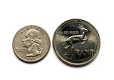1979 Sudáfrica 1 Rand moneda colgante joyería antílope springbok Ciudad del Cabo Johannesburgo Durban Pretoria Port Elizabeth Bloemfontein Soweto Tswana Xhosa Afrikaans Zulu Kgalagadi Kruger Park n000695