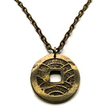 antique 1768-1769 Japan 4 Mon cash coin pendant Kanei Tsuho shogunate bushi Samurai Tokyo Yokohama Osaka Nagoya Sapporo Kobe Fukuoka Kyoto Edo Tokugawa Kanji Kawasaki Saitama Niigata Hiroshima Sendai Chiba Okinawa Shibuya Bushidō Satsuma n001527