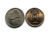1881 Schweden Sverige 2 Ore Münzanhänger Schwedische Krone Tre Kroner Initiale O Schweden Svear Stockholm Göteborg Malmö Uppsala Gotaland Norrland Göteborg Öresund Wikinger Nordisches Skandinavien Svealand Scania Fennoscandia n000765