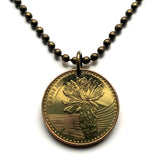 2014 Colombia 100 Pesos coin pendant Frailejón fruta Colombiana Bogota sunflower Valle del Cauca Soledad Bello Ibagué Villavicencio n000633