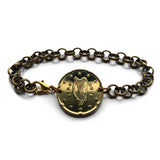 2006 Ireland Éire 20 Euro Cent coin bracelet jewelry Irish Celtic Harp Cláirseach Gaelic Dublin Cork Limerick Galway Waterford Drogheda Dundalk Swords b000172