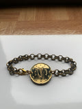 2006 Ireland Éire 20 Euro Cent coin bracelet jewelry Irish Celtic Harp Cláirseach Gaelic Dublin Cork Limerick Galway Waterford Drogheda Dundalk Swords b000172