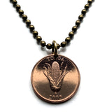 2005 Tonga 1 Seniti coin pendant corn maize plant World Food Day FAO Friendly Islands Nukuʻalofa Tongatapu Neiafu Kolofoʻou Polynesian South Pacific Niuatoputapu Haʻapai Vavaʻu Tuʻi lupulu tauʻolunga Kailao Lapita Kolomotuʻa Austronesia Oceania n000211