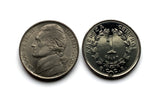 1984 Costa Rica 1 Colon coin pendant escudo Costarricense San Jose Puerto Limón Alajuela Liberia Puntarenas San Vicente Barranca ticos América Central Heredia Cinco Esquinas Desamparados Tamarindo Arenal Cartago Puntarenas Cocos Poás Nicoya n003900