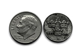 1944 Sweden Sverige 1 Ore coin pendant necklace jewelry Swedish 3 crowns initial G Tre Kroner Stockholm Uppsala Malmo Swedes Gothenburg Vasteras Helsingborg Norrkoping Nordic Scandinavian Viking Norse Baltic n001210