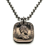 1909 British Ceylon Sri Lanka 5 Cents coin pendant king Edward VII Sinhala Eelam Tamils Colombo Kaduwela Maharagama Kesbewa Dehiwala Mount Lavinia Moratuwa Negombo Kotte Kalmunai Kandy Anuradhapura Sri Pada n003907