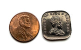 1909 British Ceylon Sri Lanka 5 Cents coin pendant king Edward VII Sinhala Eelam Tamils Colombo Kaduwela Maharagama Kesbewa Dehiwala Mount Lavinia Moratuwa Negombo Kotte Kalmunai Kandy Anuradhapura Sri Pada n003907