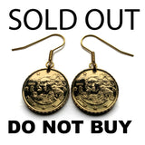 Italy 10 Euro Cent coin earrings Birth of Venus Italian renaissance painting Sandro Botticelli  Uffizi Gallery Simonetta Vespucci Florence Tuscany Ponte Vecchio Medici Siena San Gimignano Rome Milan Venice Napoli Verona Perugia Modena Madonna e000050