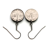 1944 Bélgica 1 Franco moneda colgante collar joyería Segunda Guerra Mundial Ocupación nazi alemana León belga Bruselas Brujas Amberes Gante Lieja Limburgo Bilstain Valonia Namur Lovaina Charleroi Mechelen Flandes Flamenco Deurne Ostende Dinant n001143