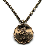 1962 Sudan 5 Millieme coin pendant Sudanese camel postman Khartoum Bahri Kerma El-Gadarif Al-Fashir Shendi Wau Africa arabic Islamic n003018