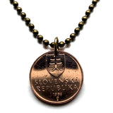 1998 Slovakia Slovensko 50 Halierov coin pendant Devin Castle Tower Danube Slovak double cross Bratislava Kosice Presov Zilina Spis n002209