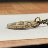 1995 Colombia 100 Pesos coin pendant flags Andean condor Bogotá Valle del Cauca Soledad Bello Ibagué Villavicencio Pereira Armenia n001602