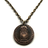 1816 Austria Kreuzer coin pendant Habsburg Austrian eagle Vienna Wien Wels Hofburg Carinthia Ischgl Burgenland Sankt Pölten Styria n001279